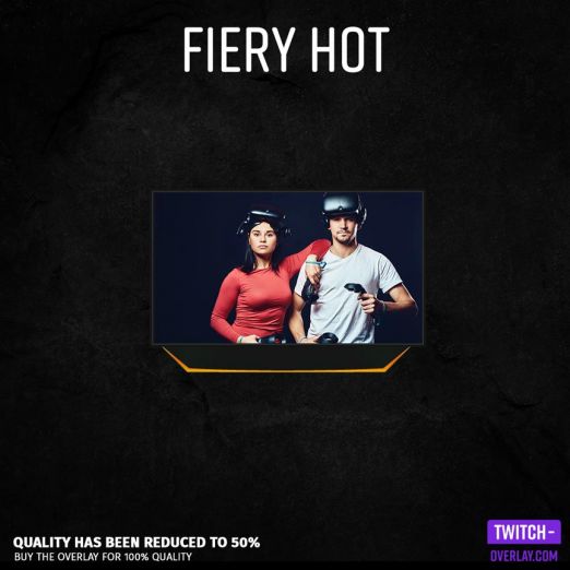Feature Fiery Hot Facecam Stream Overlay