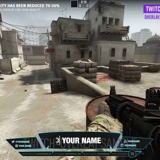 Gallery Image for Counterstrike Overlay Icy Blue