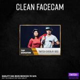 Preview Image for Clean Facecam Overlay in color gold