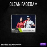 Preview Image for Clean Facecam Overlay in color green