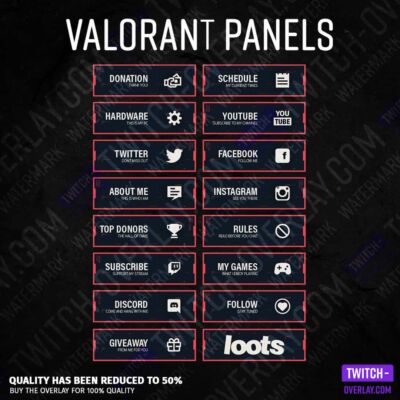 Valorant Twitch Panels