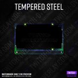 Webcam Overlay Tempered Steel for Twitch streams in the color green
