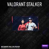 Valorant Webcam Overlay Stalker Edition Full Cam Overlay without donation bar
