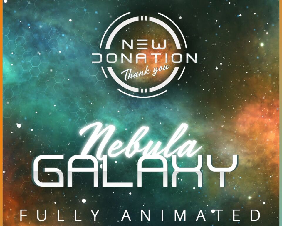 Nebula Galaxy animated Alerts Bundle