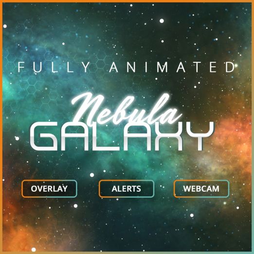 Nebula Galaxy Stream Bundle für Twitch, Facebook und YouTube Streams Preview