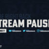 Stream paused screen for the Electric Nova stream bundle for Twitch, YouTube and Facebook