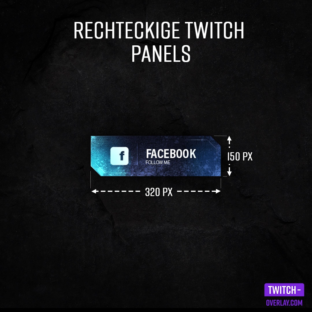 Twitch Panel Size Guide - Best twitch panel size for a rectangle twitch panel