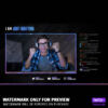 Animierter Just-Chatting Screen für das Midtones Overlay Package für Twitch, YouTube und Facebook