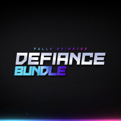 Defiance animated Twitch Bundle for Twitch, YouTube and Facebook