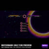 Animierte overlay compilation für das Black Hole Stream Bundle für Twitch, YouTube und Facebook
