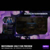 Intermission screen animated for the Crystal Stream Bundle for Twitch, YouTube and Facebook