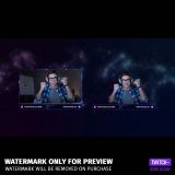 Milkyway Twitch Overlay Template Bundle preview of the Webcam Frames