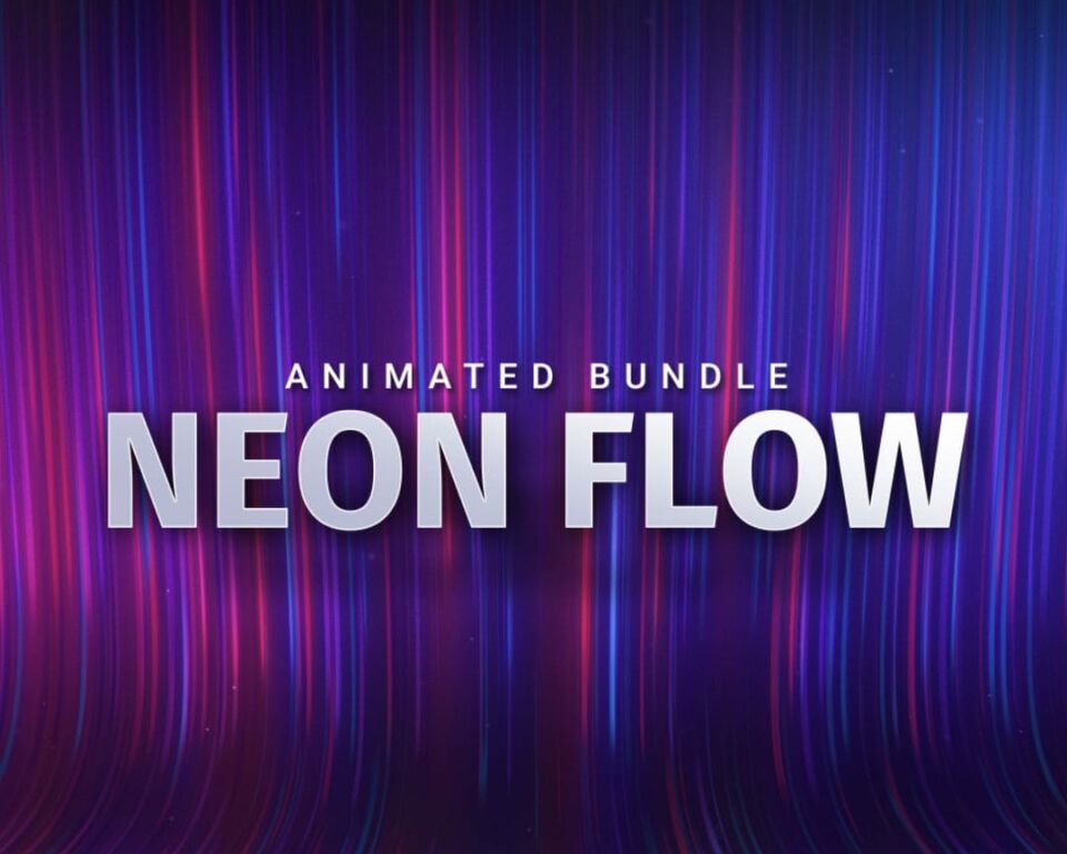 Neon Flow Twitch Overlay Bundle
