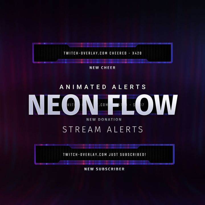 Neon Flow Stream Screens