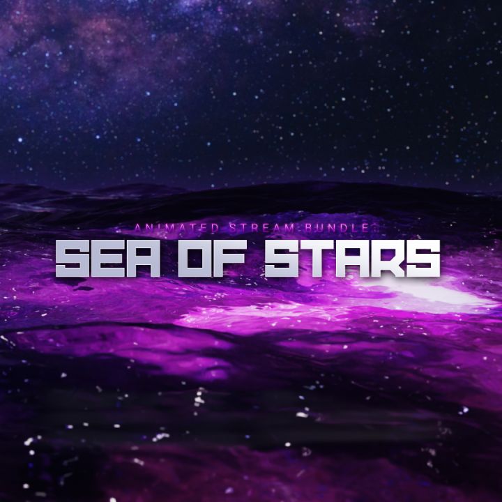 Sea of Stars animated Twitch Overlay Bundle | #1 Twitch-Overlay.com