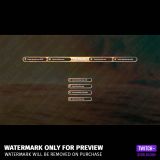 Ocean Sunset Twitch Stream Template Bundle preview of the stream overlay and stream labels