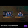 Ocean Sunset Twitch Stream Template Bundle preview of the webcam frames