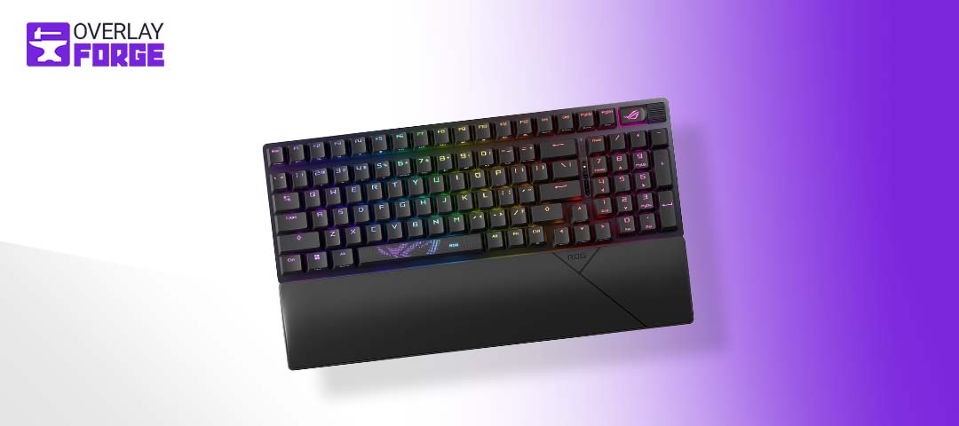 Asus ROG Strix Scope II is one of the best keyboards for live streaming