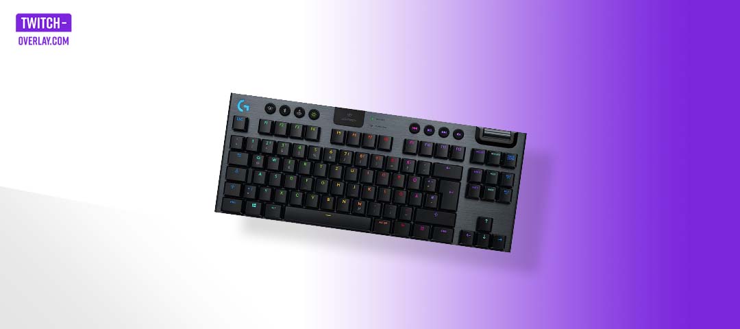Logitech G915 TKL is one of the best keyboards for live streaming in 2022