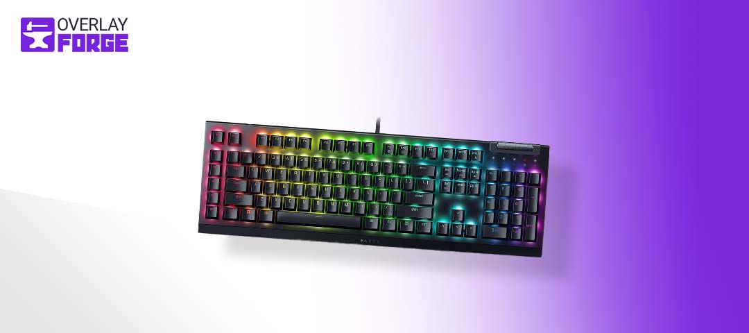 Razer BlackWidow V4 X is one of the best keyboards for live streaming