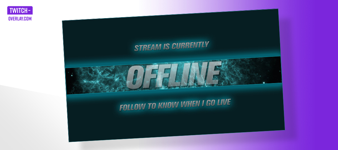 Cyan by Zerging is a free Twitch Overlay