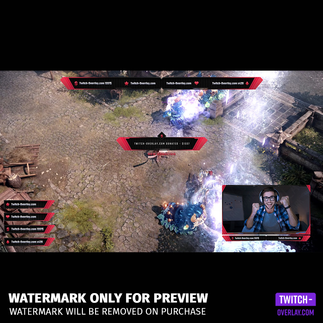 Devotion Stream Overlay Bundle preview of the Ingame Scene