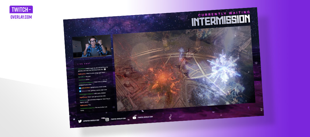 Intermission Screen from the Sea of Stars Bundle from Twitch-Overlay.com