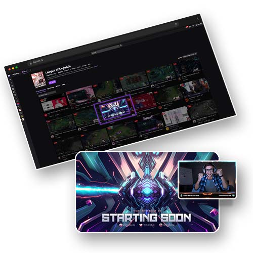 Bogon Electric – Twitch Stream Overlay Package (Alerts/Webcam  Overlays/Panels/Stingers) – Ratchet & Clank 2