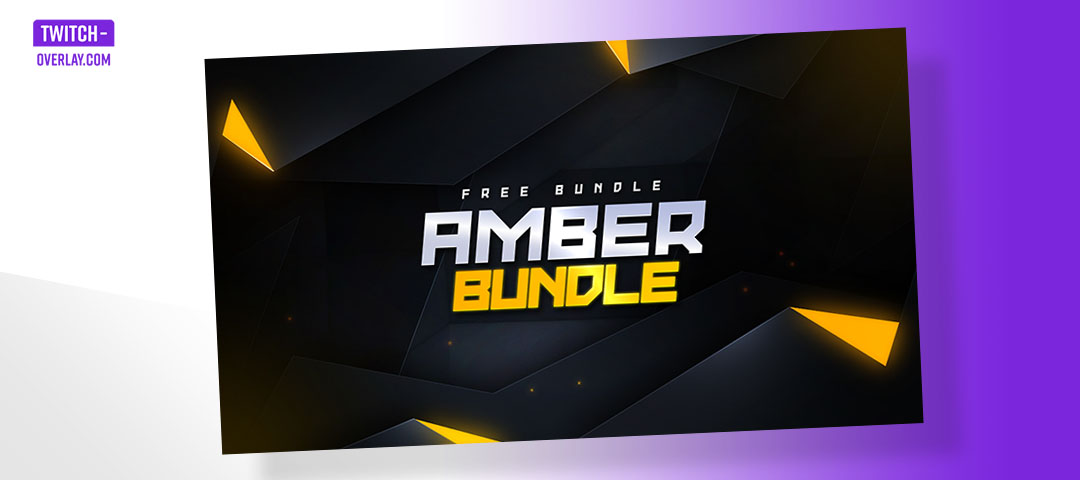 Amber Free Twitch Overlay by Twitch-Overlay.com