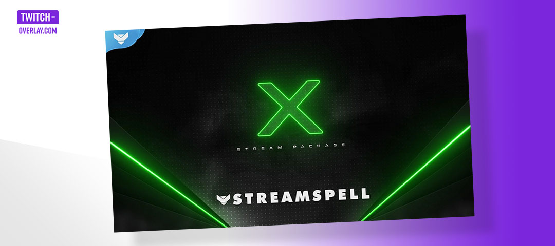 Free Twitch Overlay New-Gen-X by Streamspell