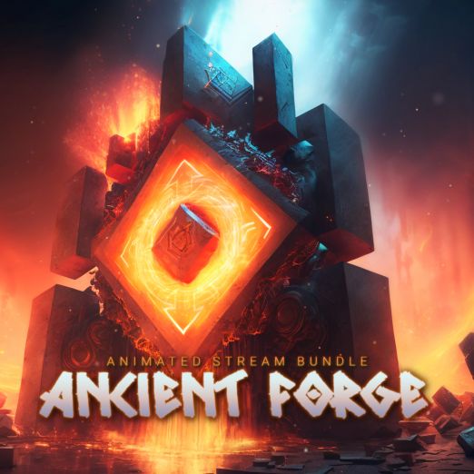 Ancient Forge animiertes Stream Overlay Bundle für Twitch, YouTube und Facebook