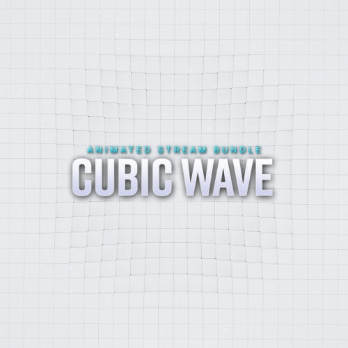 Titelbild für das Cubic Wave Twitch Overlay Pack