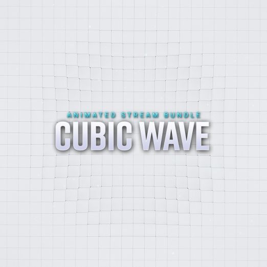 Titelbild für das Cubic Wave Twitch Overlay Pack