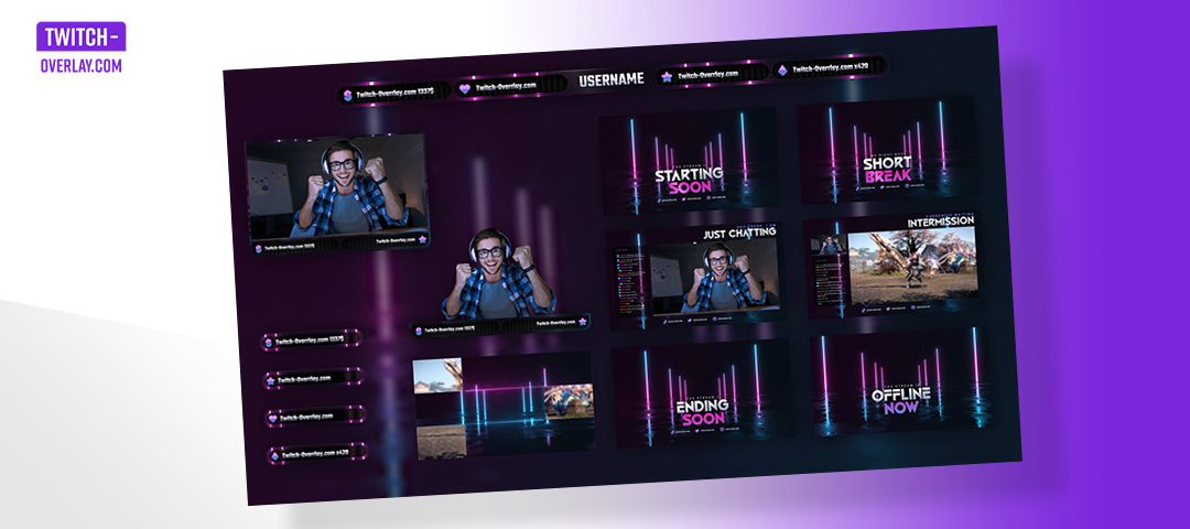 Pillars of Light Stream Package with all its elements