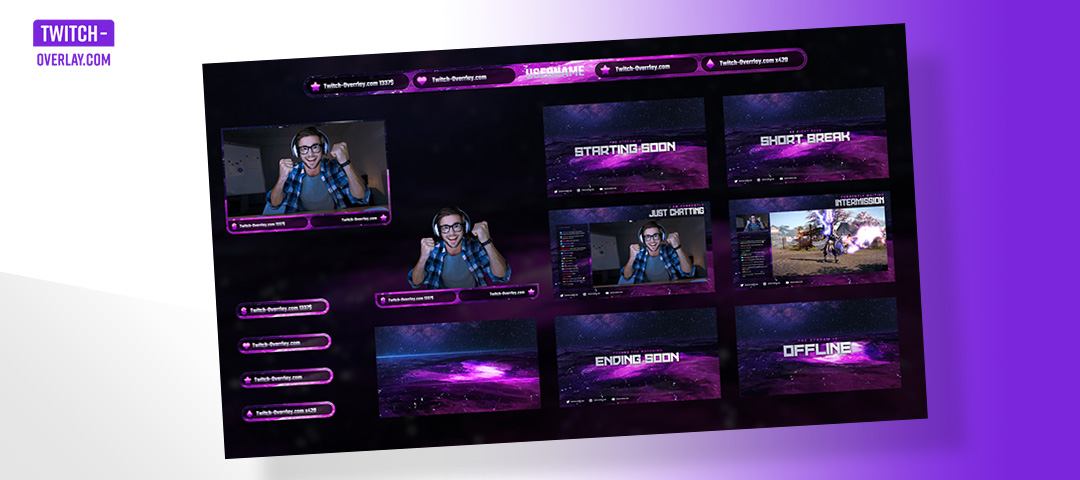 Sea of Stars Overlay Package with all its elements