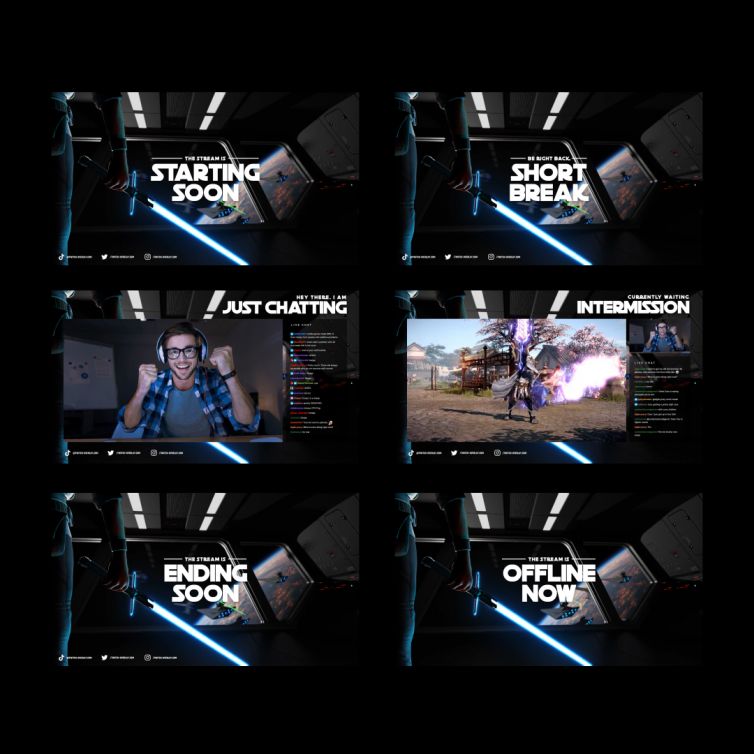 Title Picture for the War in Space Stream Screen Bundle