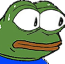 MonkaX Emote a variation of MonkaS with wider eyes and more sweat