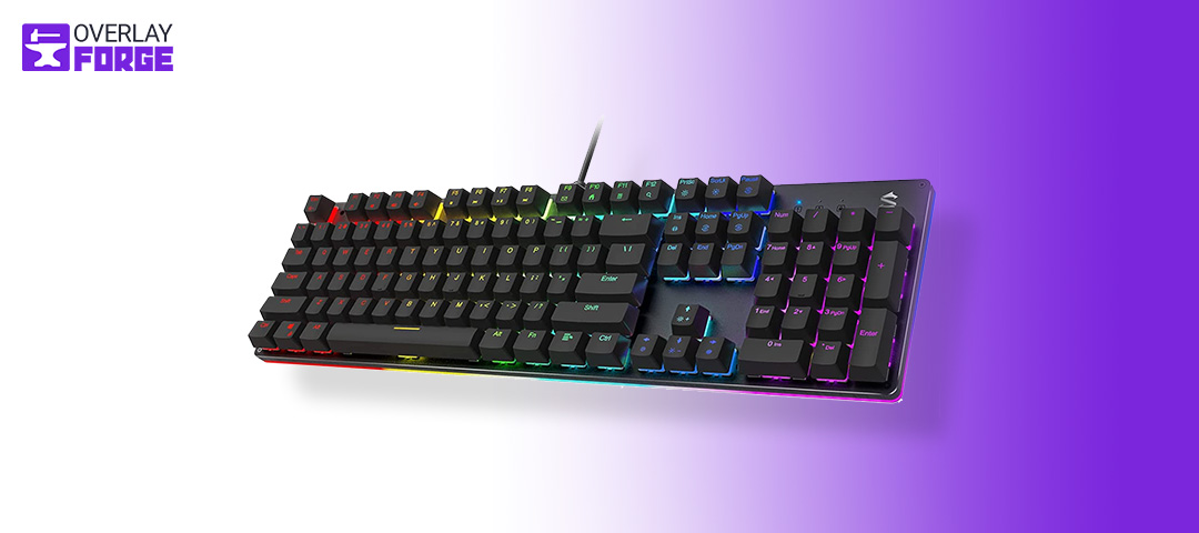 Black Shark RGB gaming Tastatur ist eine der besten mechanischen gaming Tastaturen.