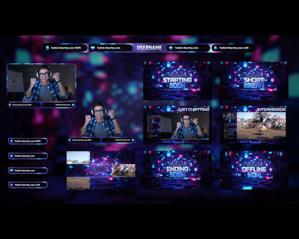 Cubecave Neon Stream Package