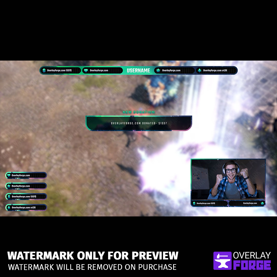 Northern Lights Stream Package, showing an ingame scene