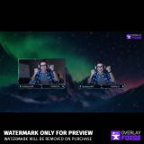 Northern Lights Stream Package, showing all Webcam Frames included.