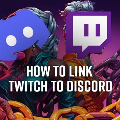 Twitch and Discord are bound together by chains showing a solid link.
