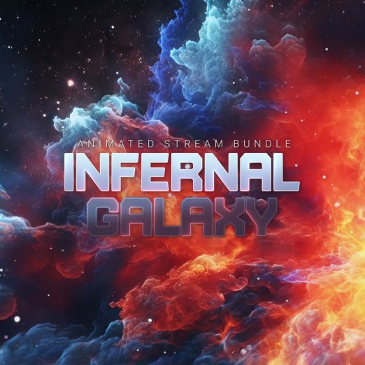 Titelbild für das Infernal Galaxy Stream Overlay Paket