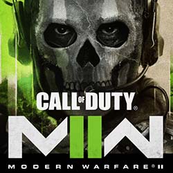 Ghost aus dem Call of Duty Franchise mit seiner charakteristischen Totenkopfmaske. Call of Duty Modern Warefare 2 ist das viertmeistgesehene Spiel auf Twitch.