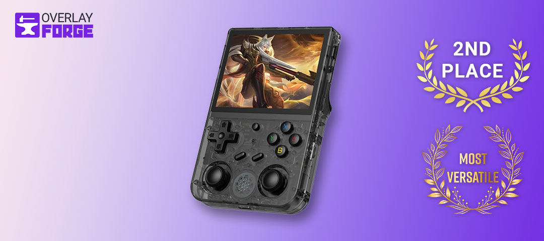 The Anbernic RG353V 2nd best handheld console in our rating and the winner of the Most Versatile Award in our ranking.