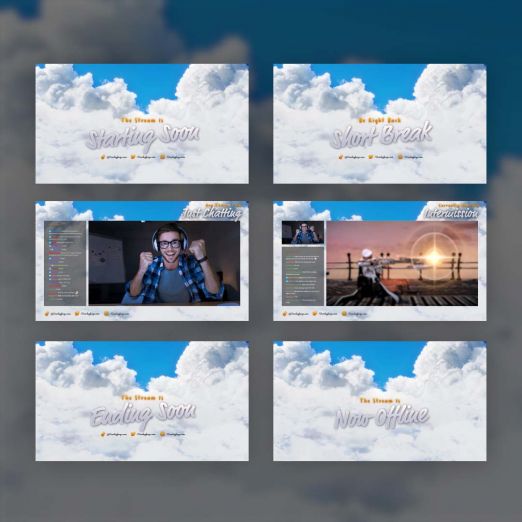 Stream Screens aus dem Cloudscape Bundle.