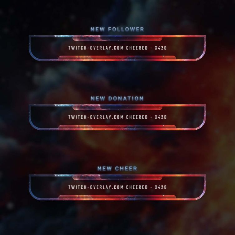 Stream Alerts from the Infernal Galaxy Bundle