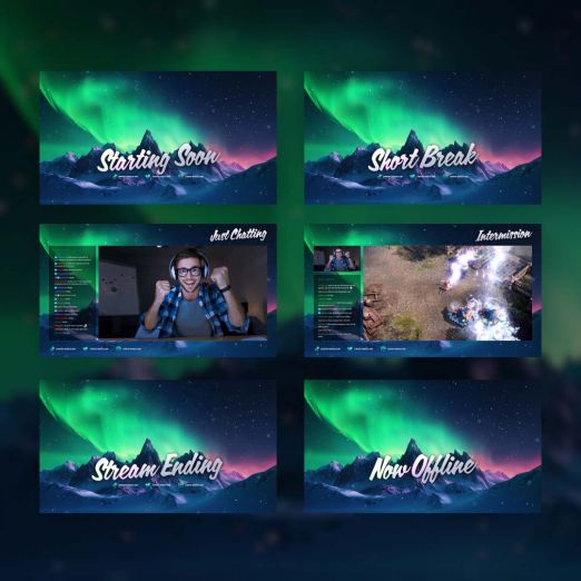 Stream Screens from the Northern Lights Bundle.