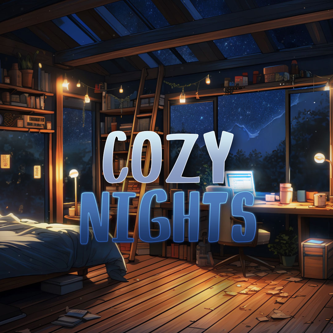Cozy Room Animated Stream Overlay Pack 