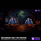 Scary Halloween Stream Bundle, showing all Webcam Frames included.